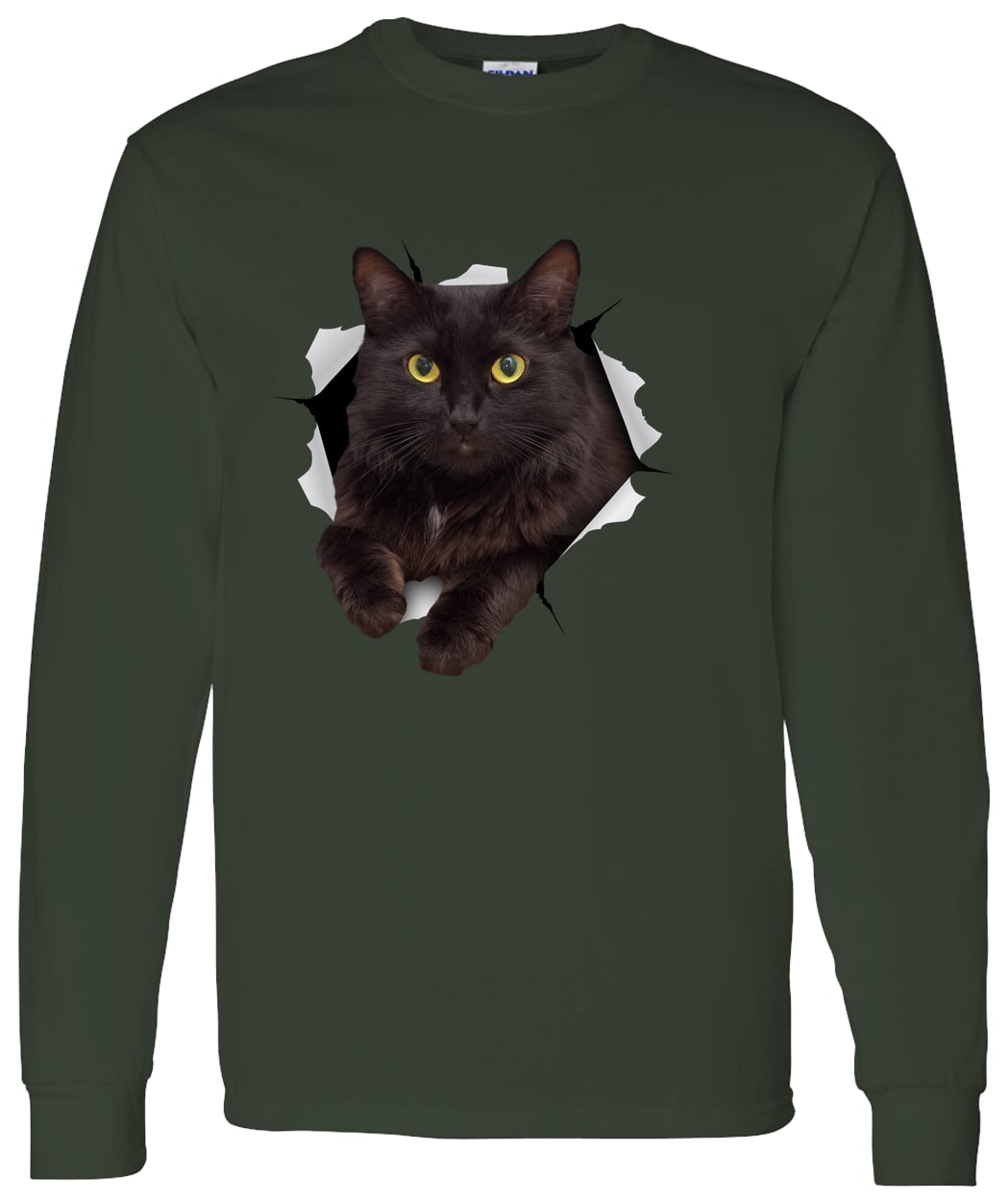 G540 LS T-Shirt 5.3 oz. - Forest Green