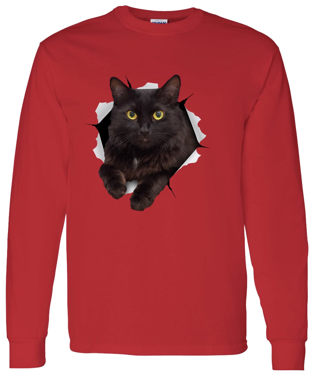 G540 LS T-Shirt 5.3 oz. - Red