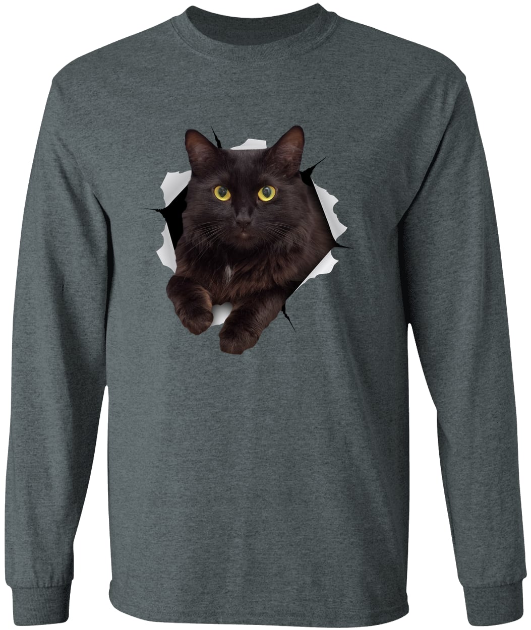 G540 LS T-Shirt 5.3 oz. - Dark Heather