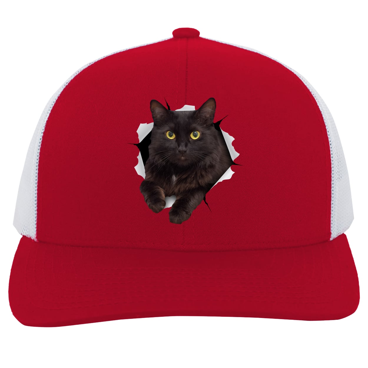 104C Trucker Snap Back - Red/White