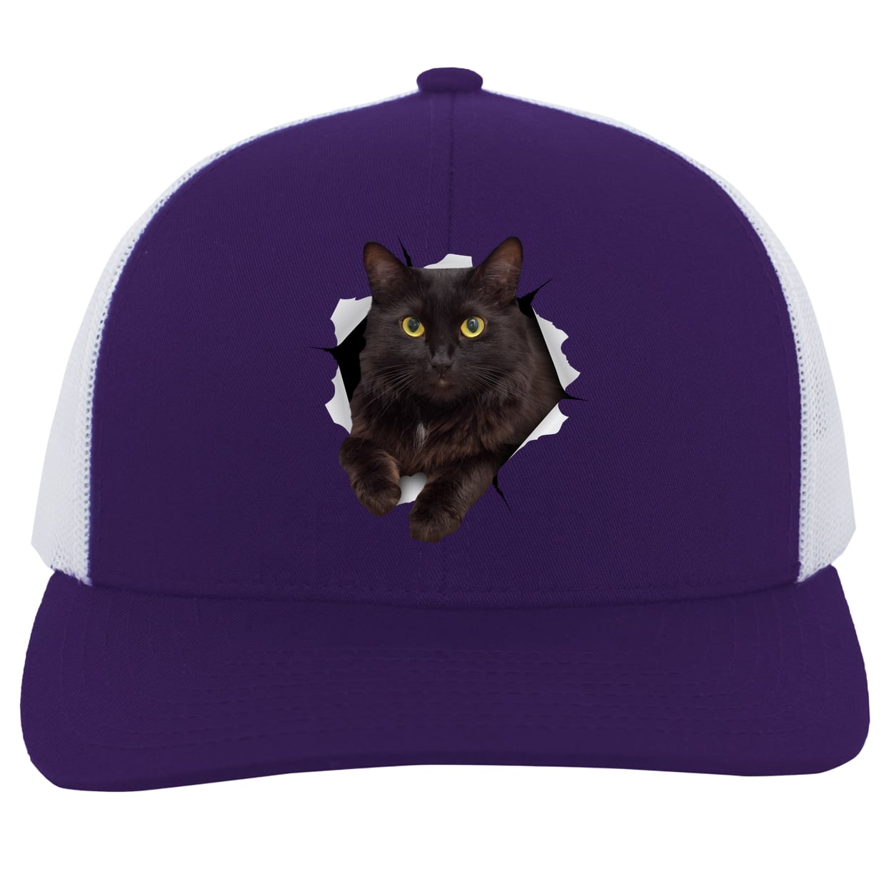 104C Trucker Snap Back - Purple/White