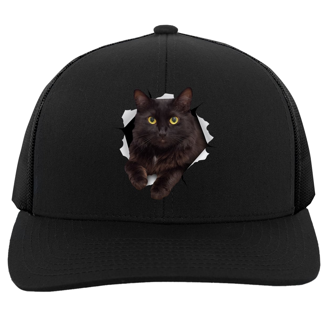 104C Trucker Snap Back - Black