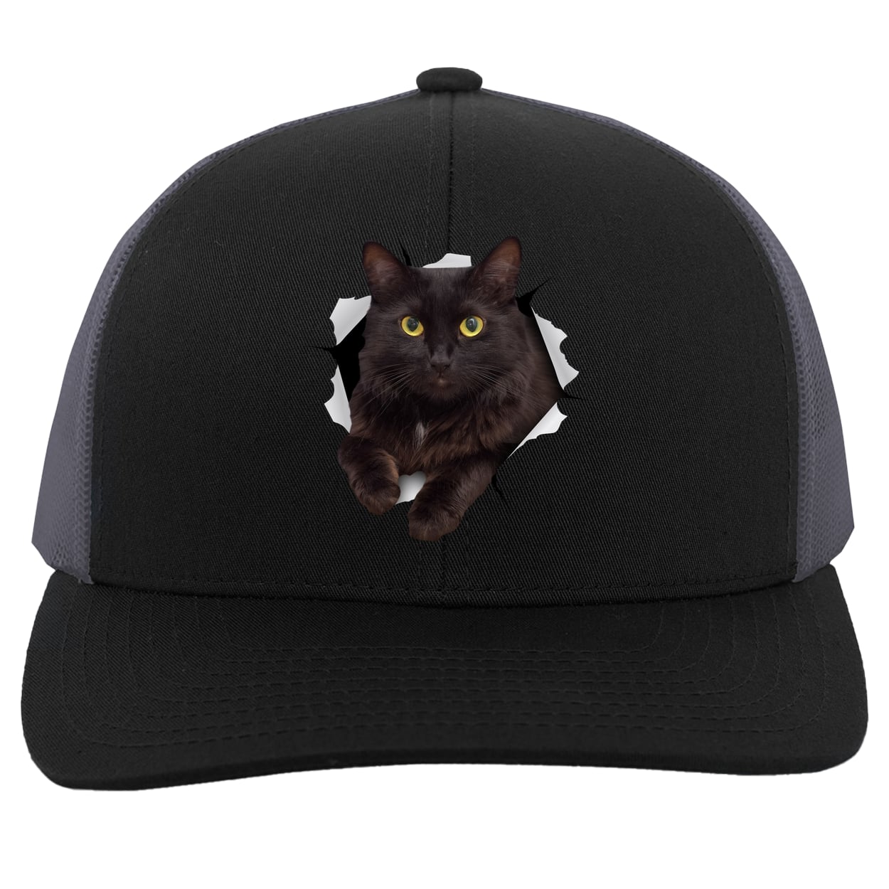 104C Trucker Snap Back - Black/Graphite