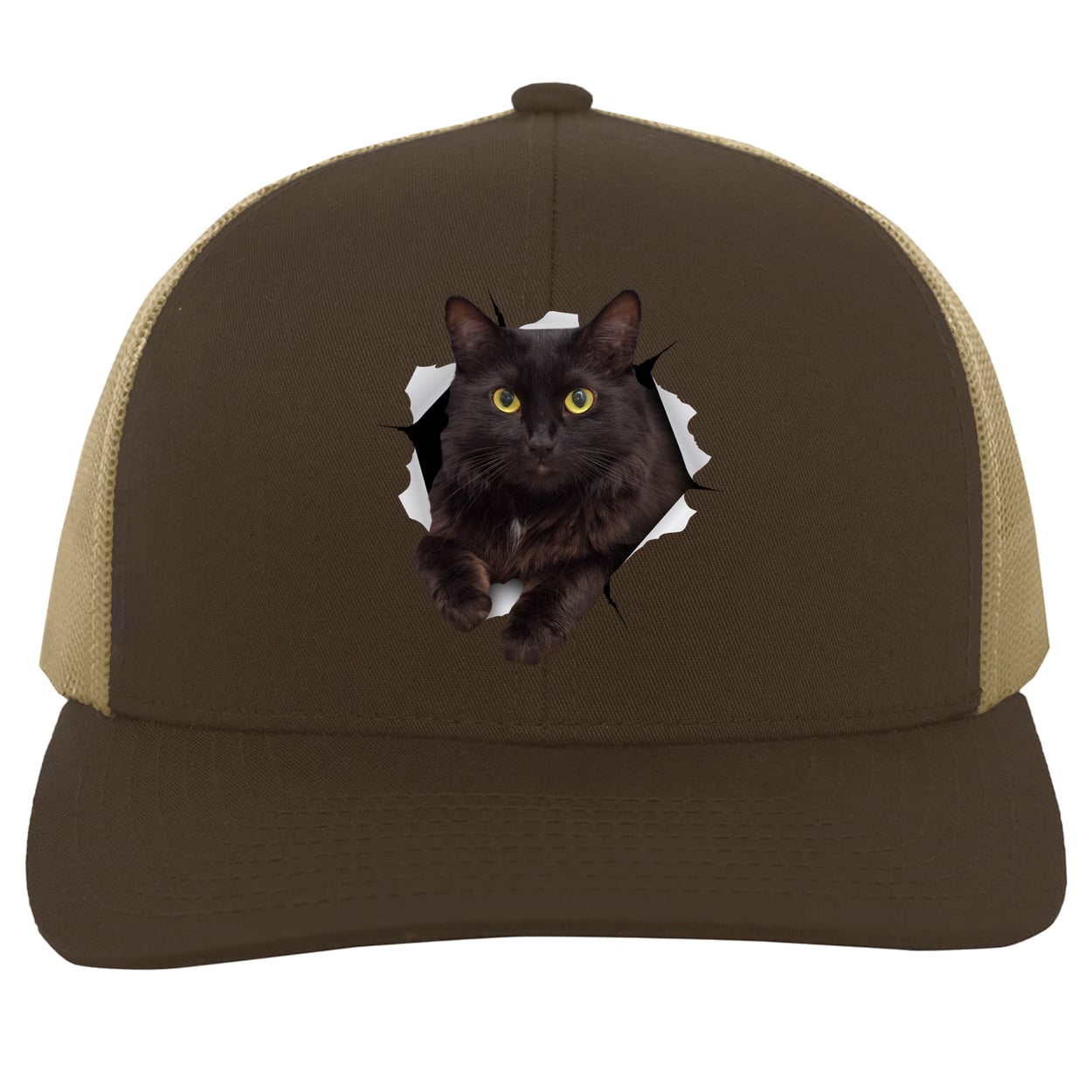 104C Trucker Snap Back - Brown/Khaki