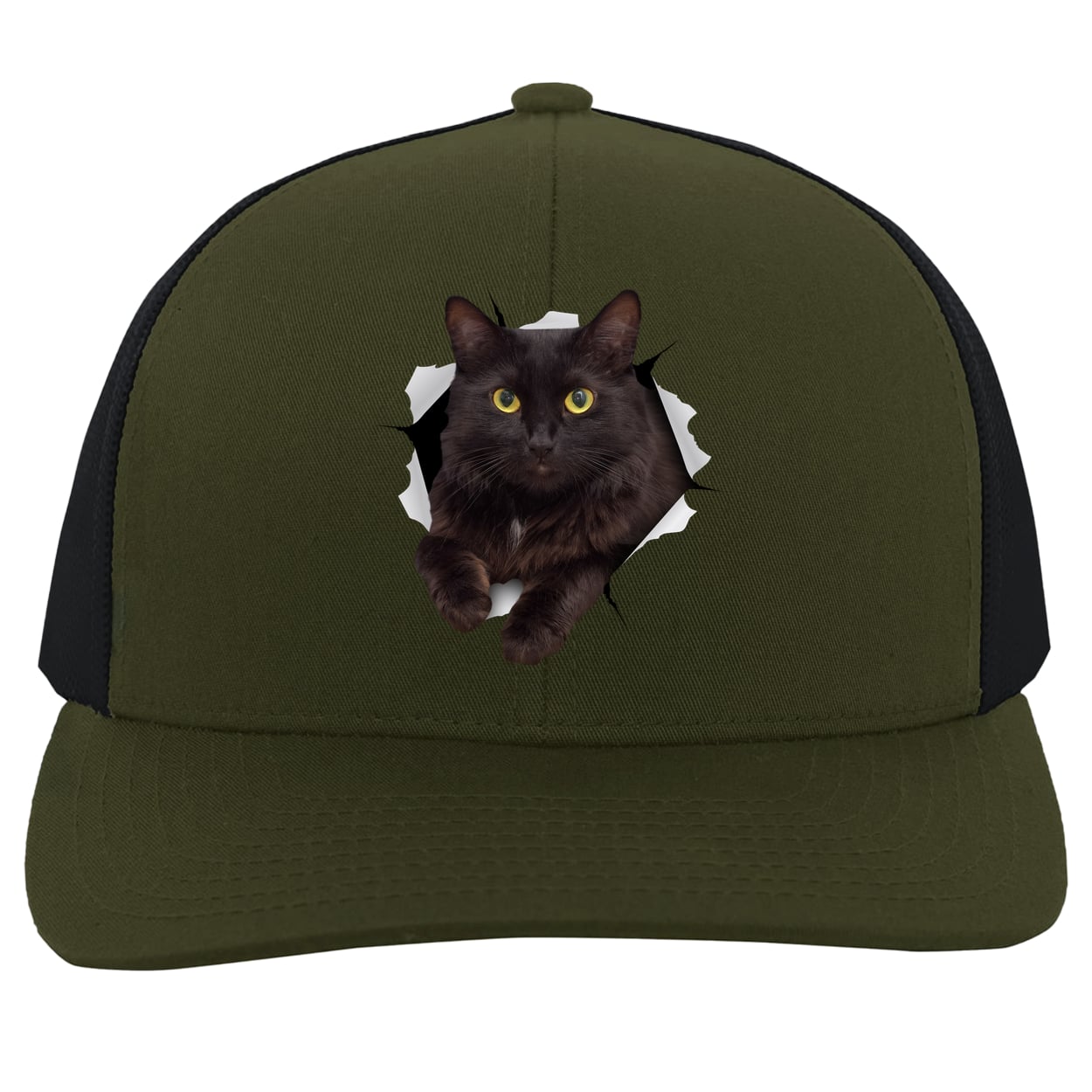 104C Trucker Snap Back - Moss/Charcoal