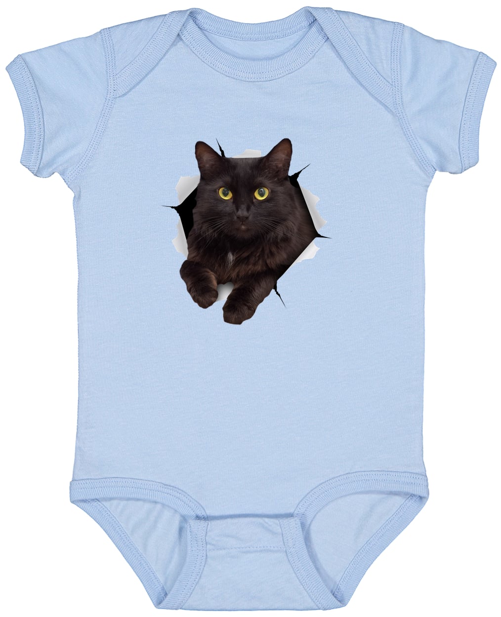 4424 Infant Fine Jersey Bodysuit - Light Blue