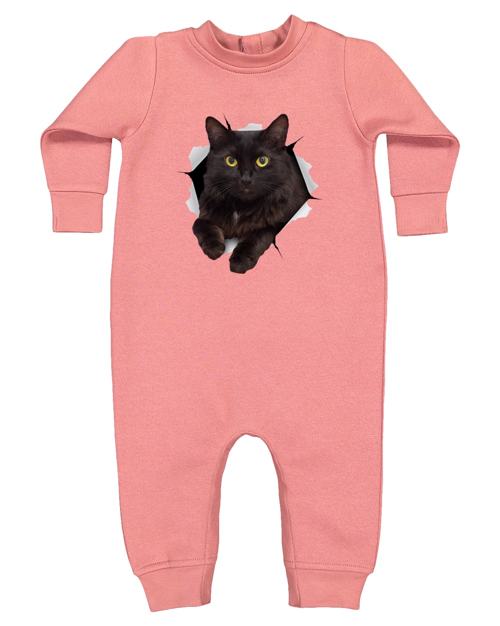 4447 Rabbit Skins Infant Fleece One-Piece Bodysuit - Mauvelous