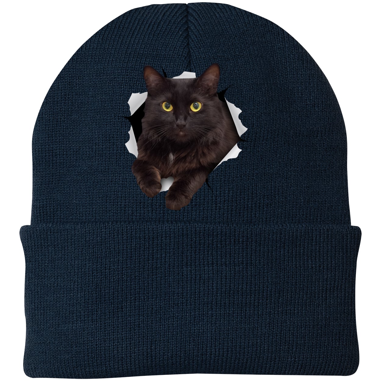 CP90 Port & Company Knit Beanie - Navy