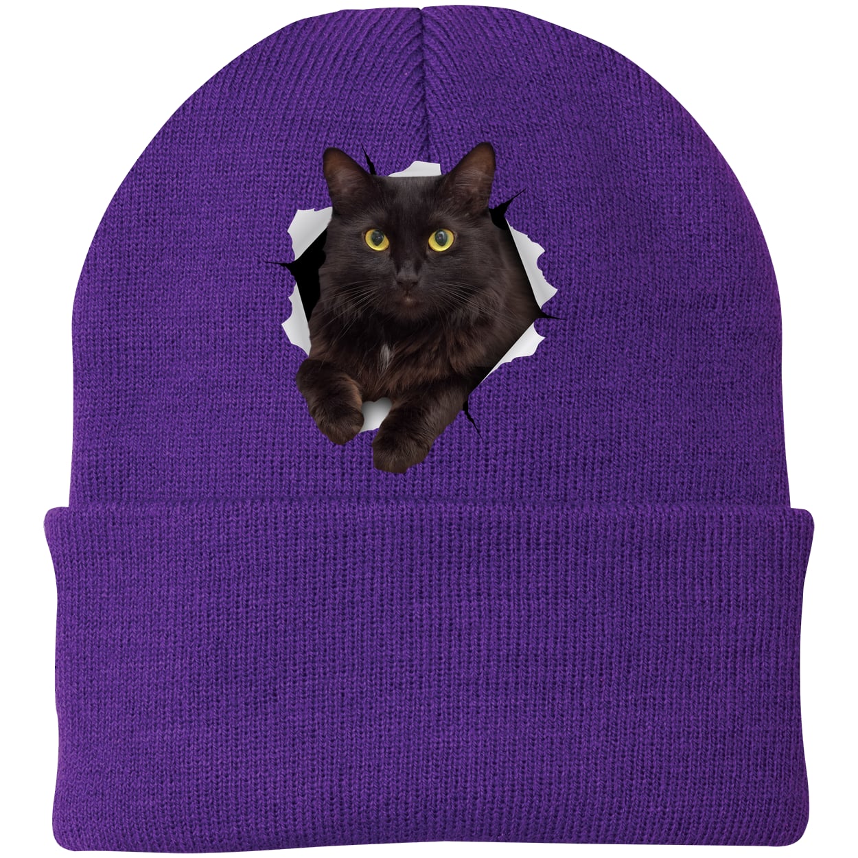 CP90 Port & Company Knit Beanie - Athletic Purple