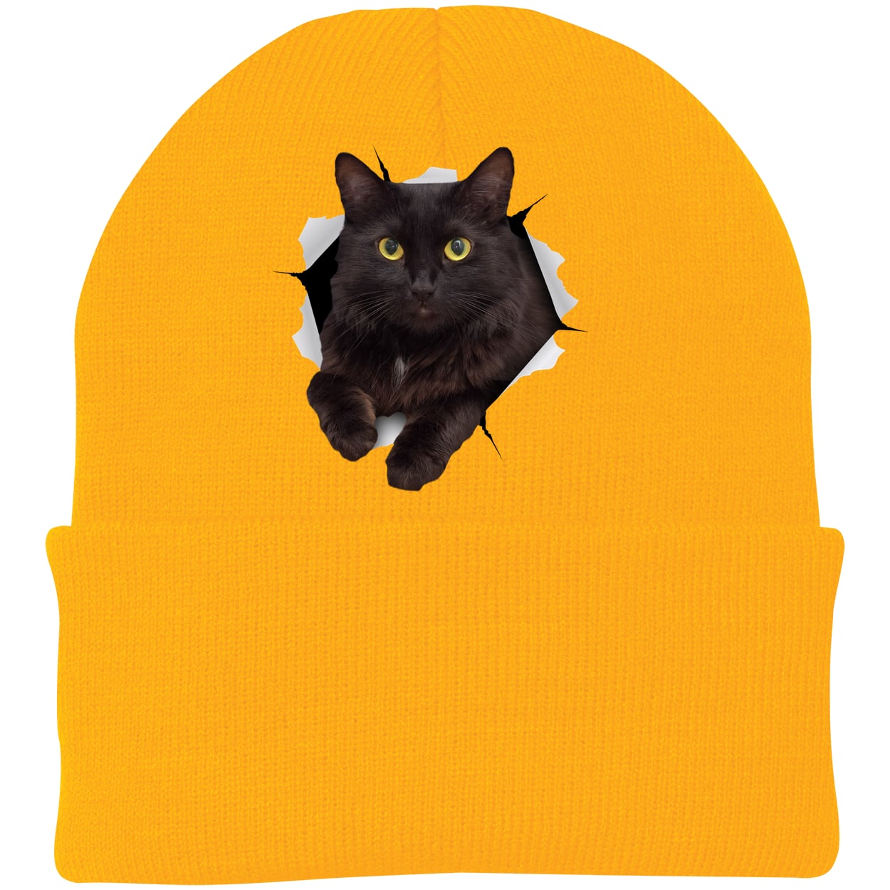 CP90 Port & Company Knit Beanie - Athletic Gold