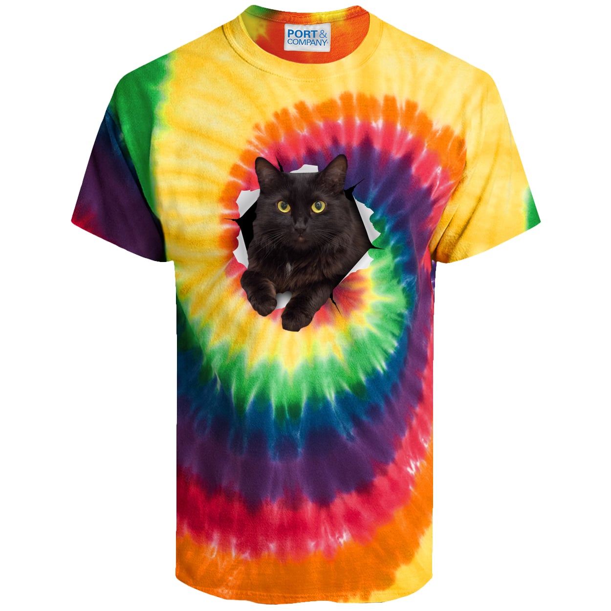 PC147 Port & Company Tie-Dye Tee - Rainbow