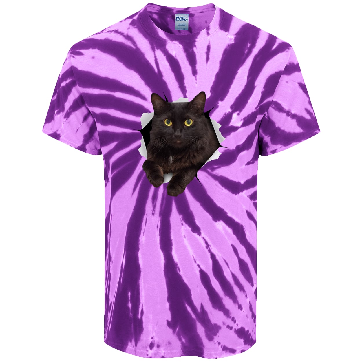 PC147 Port & Company Tie-Dye Tee - Purple