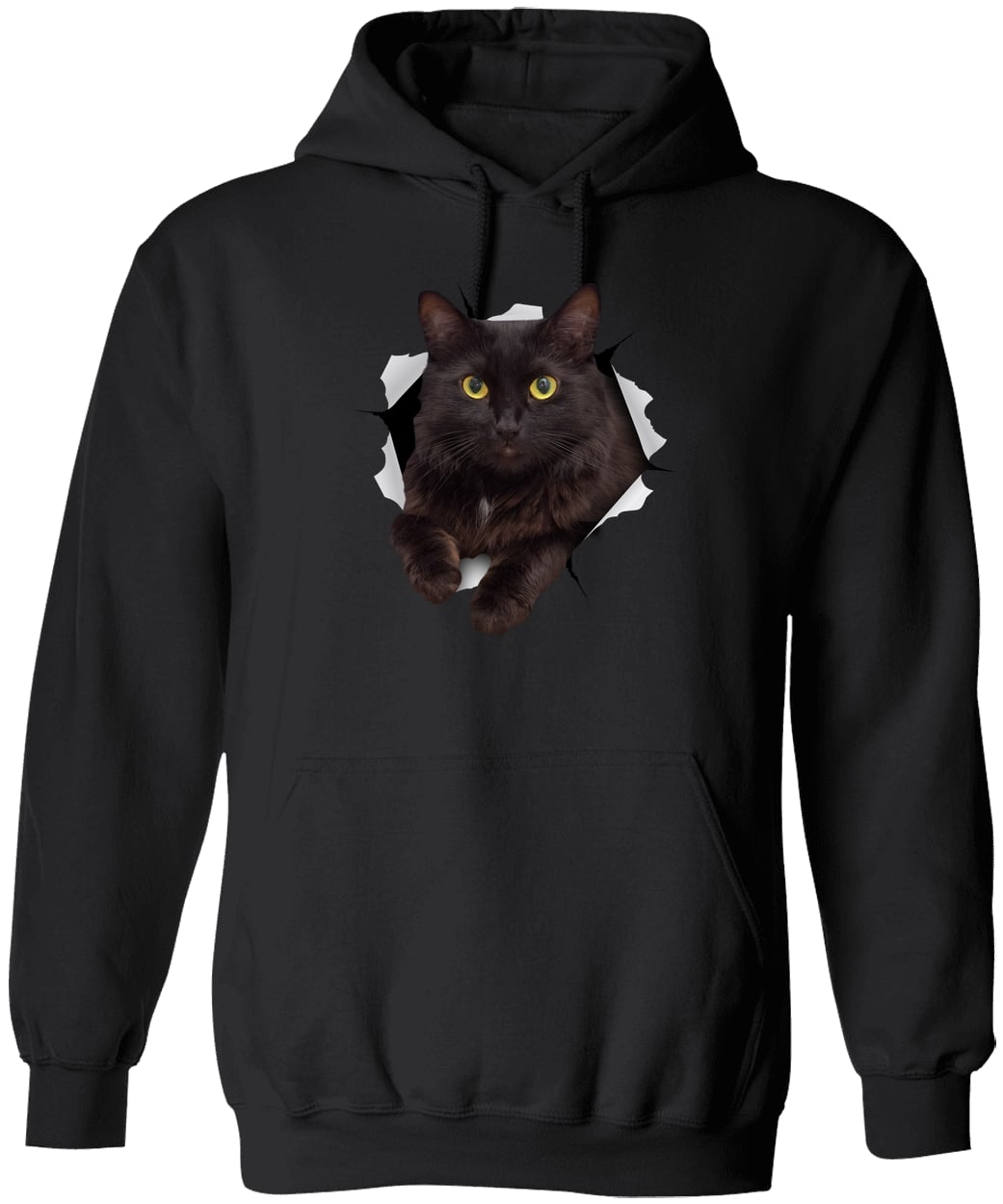 G185 Gildan Pullover Hoodie - Black