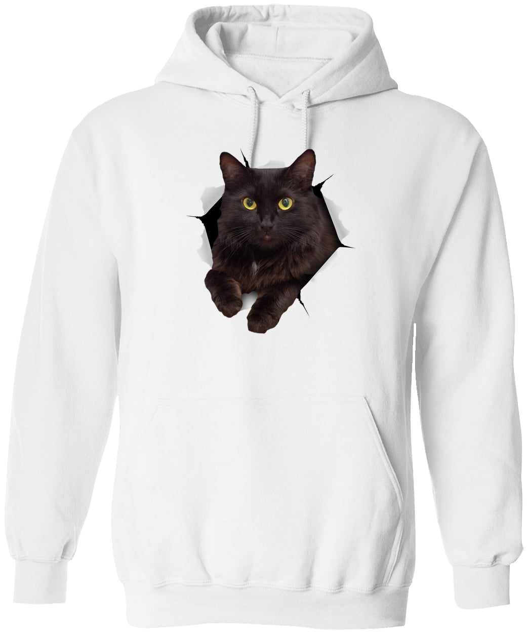 G185 Gildan Pullover Hoodie - White