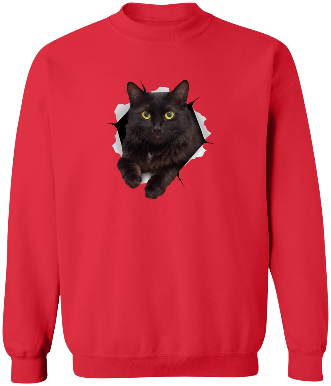 G180 Gildan Crewneck Pullover Sweatshirt - Red