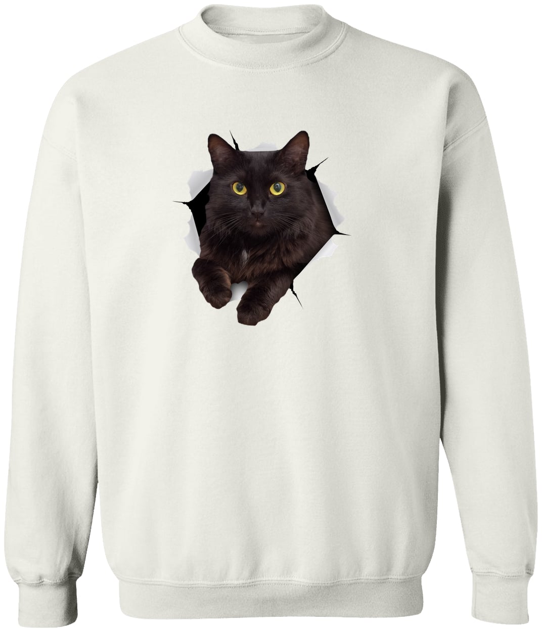 G180 Gildan Crewneck Pullover Sweatshirt - White
