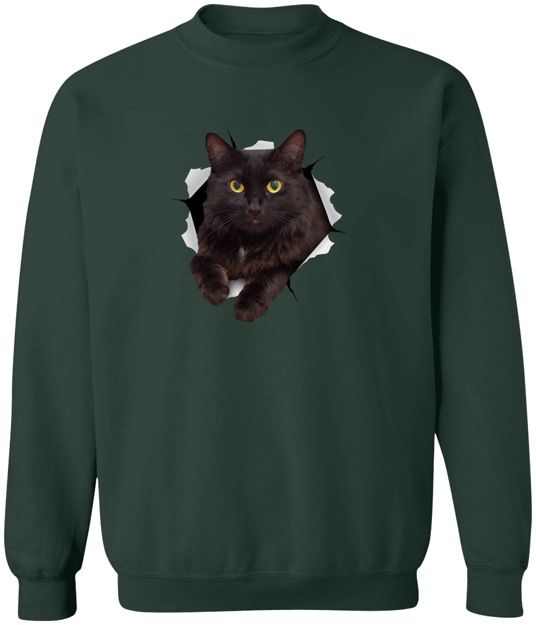 G180 Gildan Crewneck Pullover Sweatshirt - Forest Green