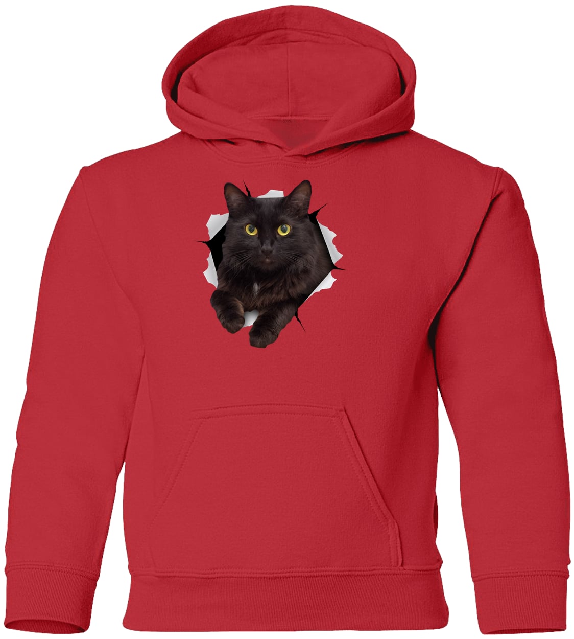 G185B Gildan Youth Pullover Hoodie - Red