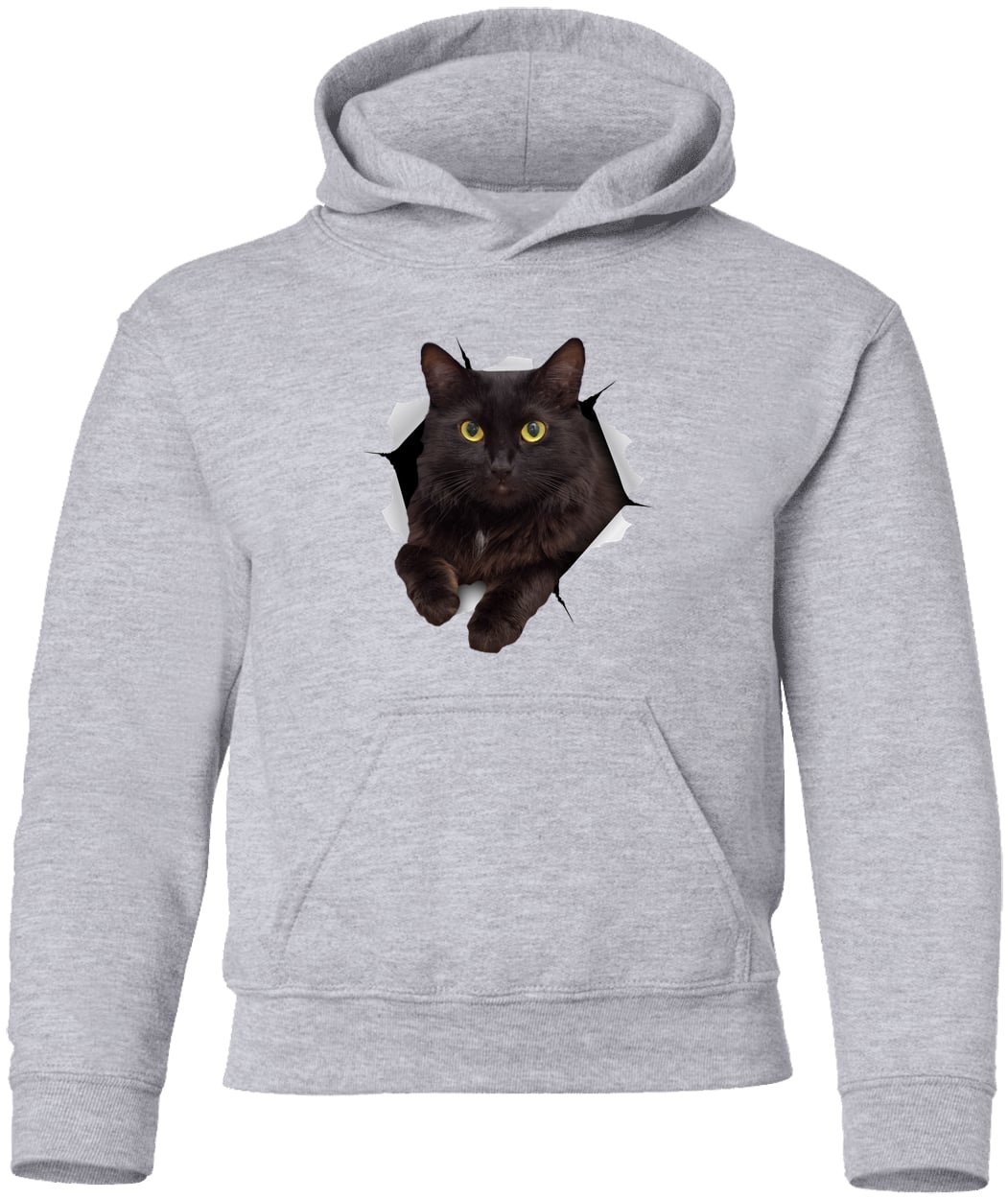 G185B Gildan Youth Pullover Hoodie - Sport Grey