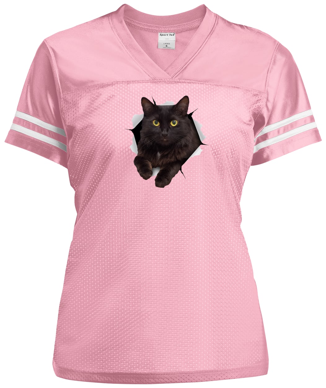 LST307 Sport-Tek Ladies' Replica Jersey - Light Pink/White