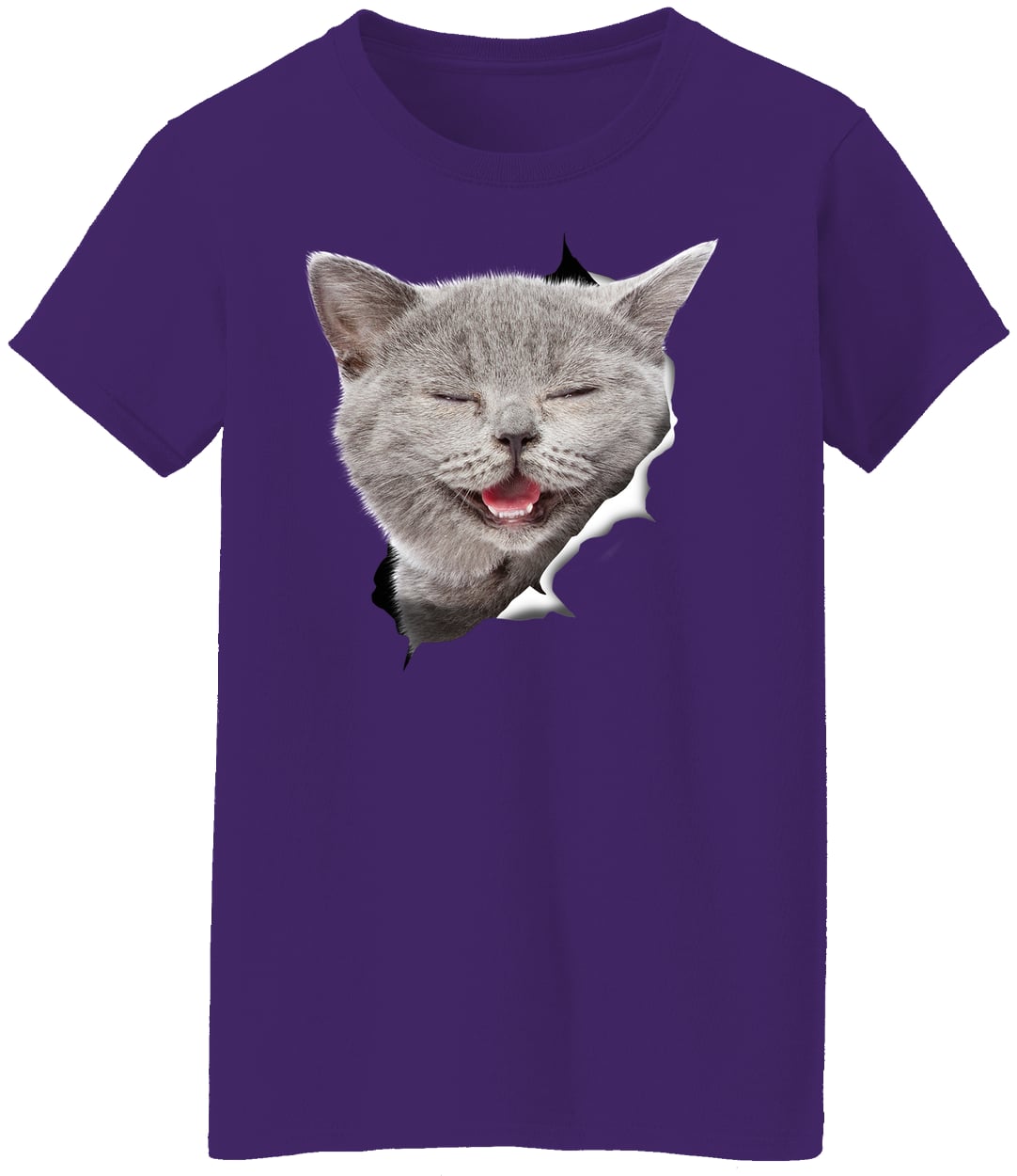 G500L Ladies' 5.3 oz. T-Shirt - Purple
