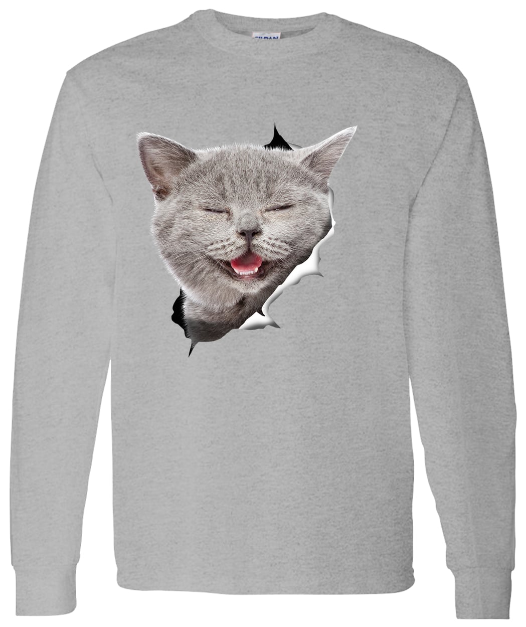 G540 LS T-Shirt 5.3 oz. - Sport Grey