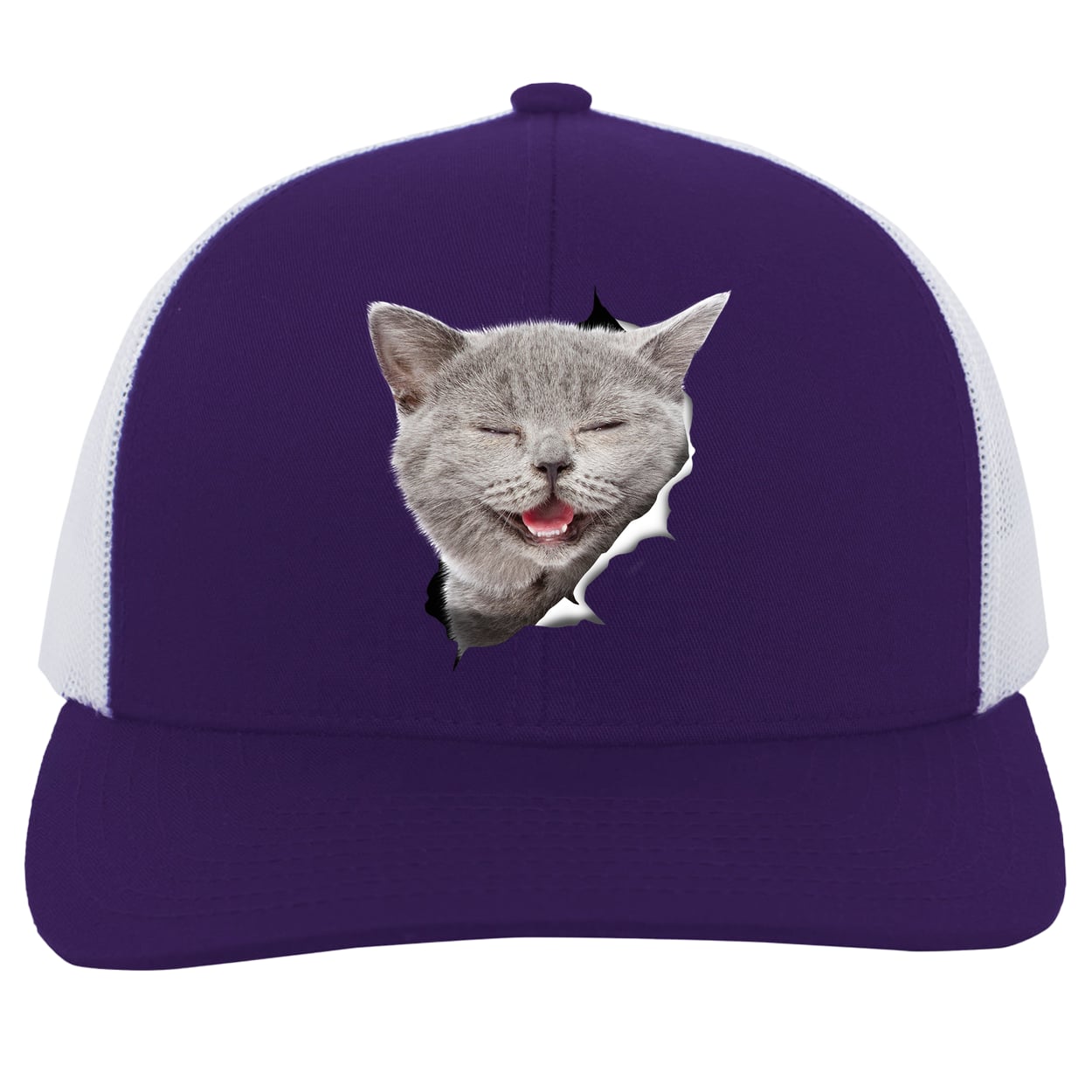 104C Trucker Snap Back - Purple/White