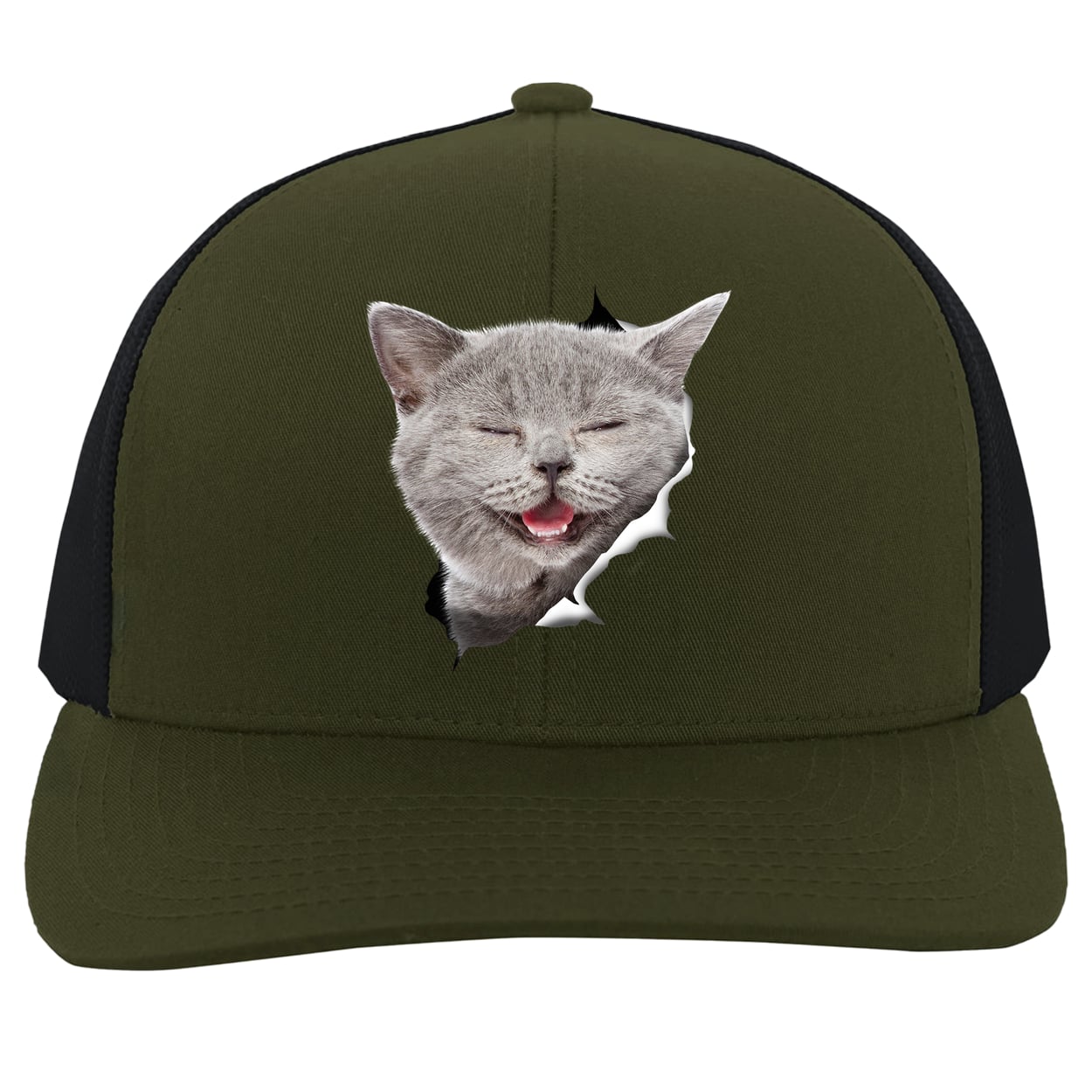 104C Trucker Snap Back - Moss/Charcoal