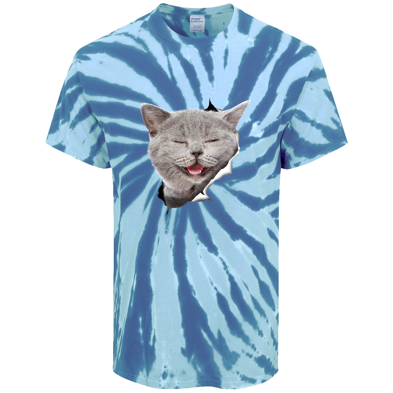PC147 Port & Company Tie-Dye Tee - Royal