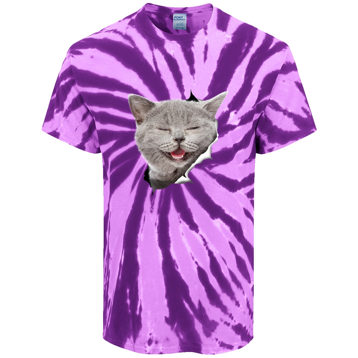 PC147 Port & Company Tie-Dye Tee - Purple