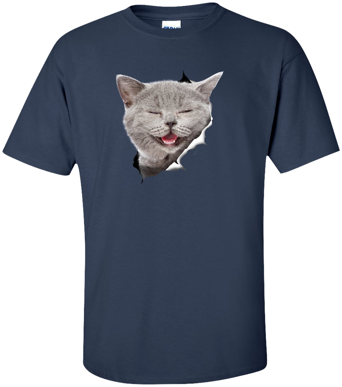 G200T Gildan Mens Tall Ultra Cotton Tee - Navy
