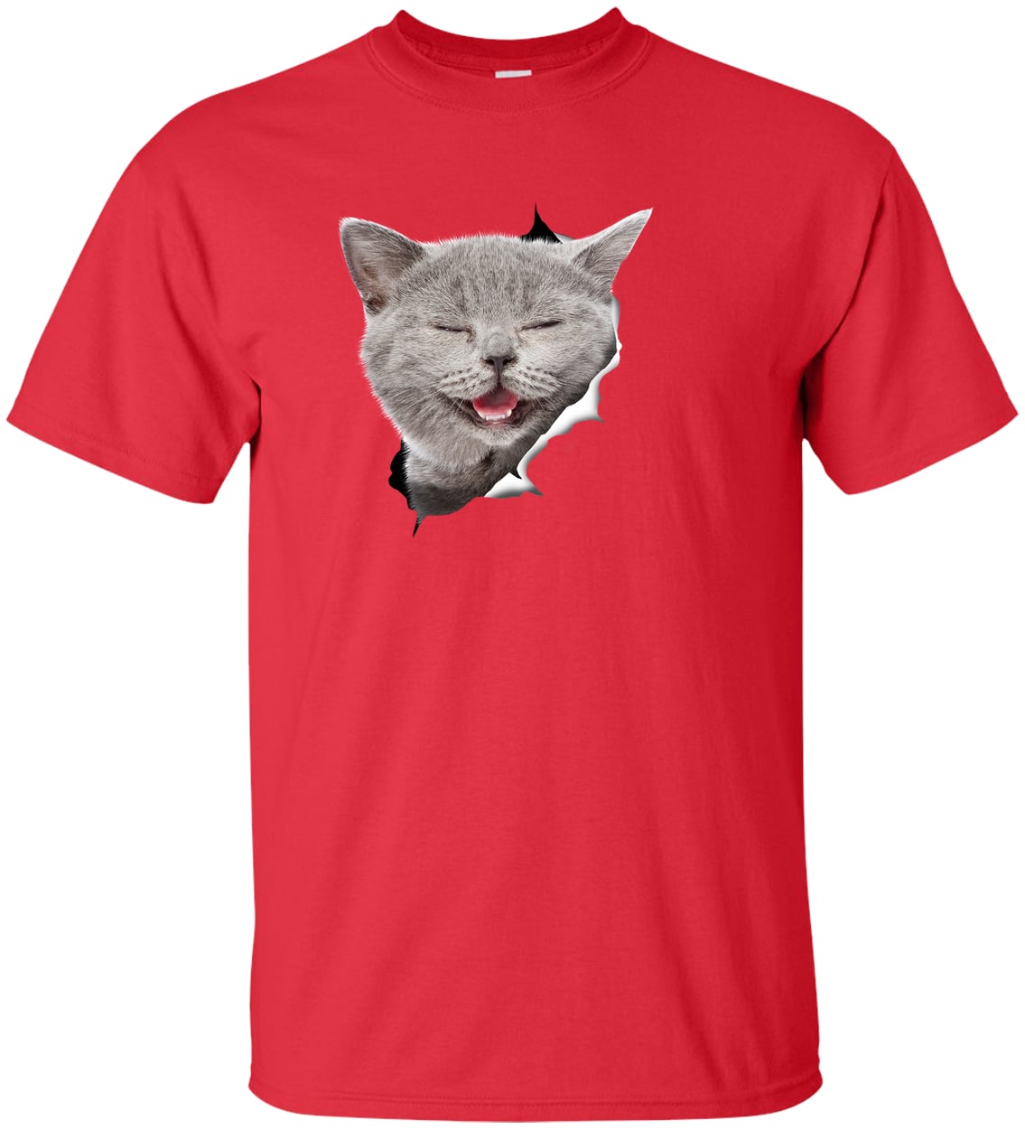 G200T Gildan Mens Tall Ultra Cotton Tee - Red