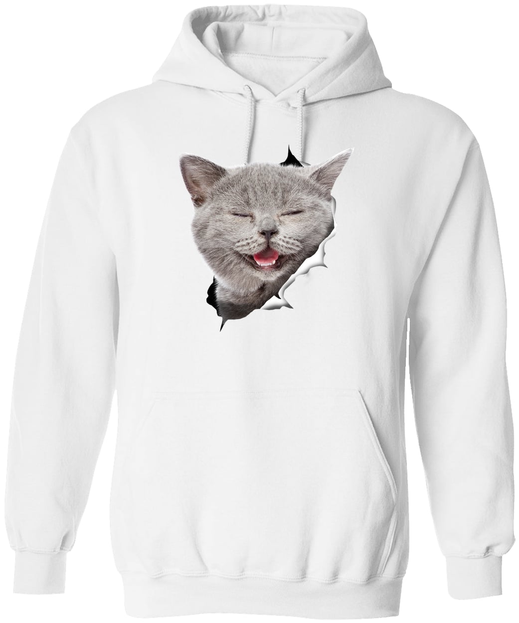 G185 Gildan Pullover Hoodie - White