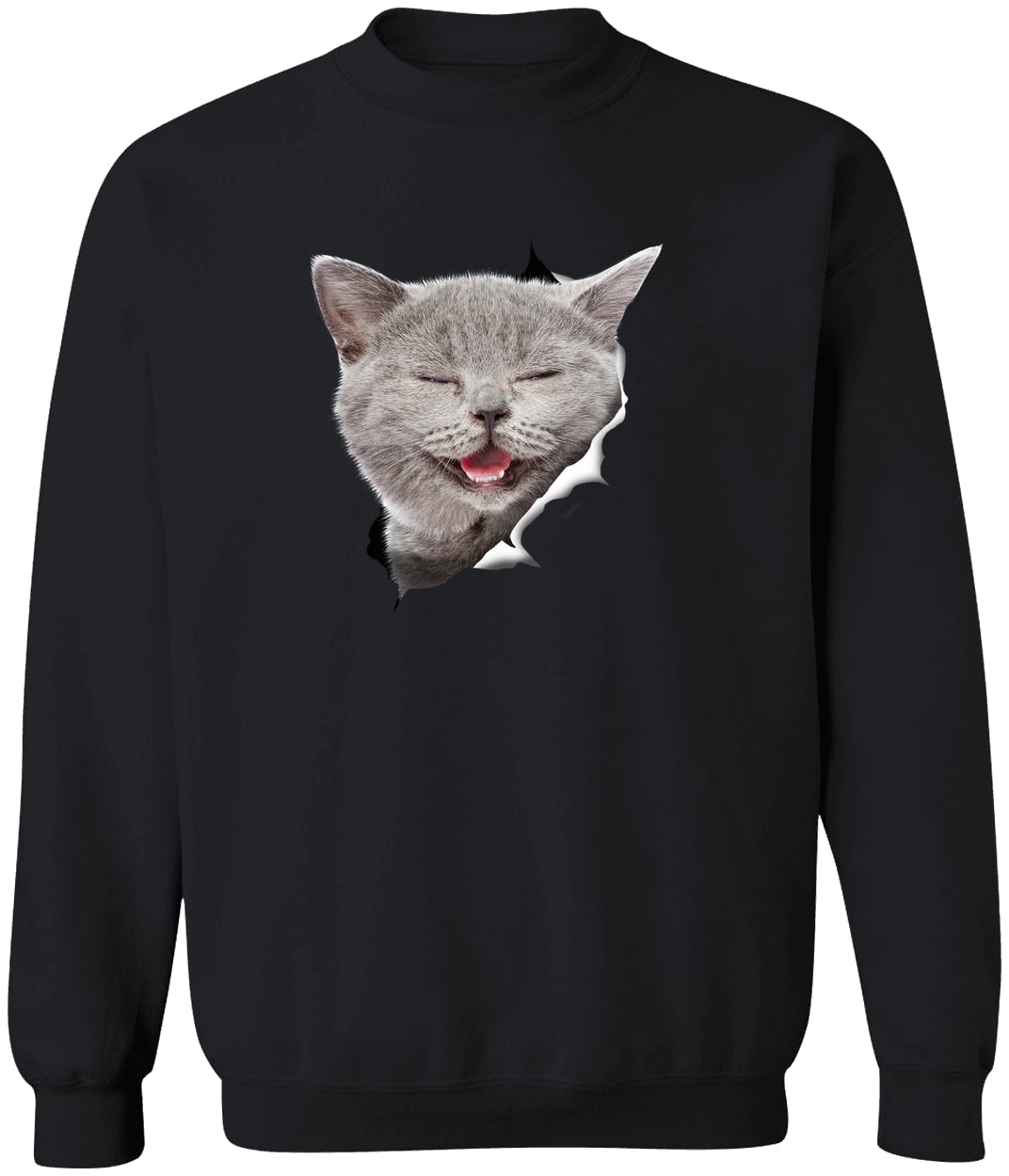 G180 Gildan Crewneck Pullover Sweatshirt - Black