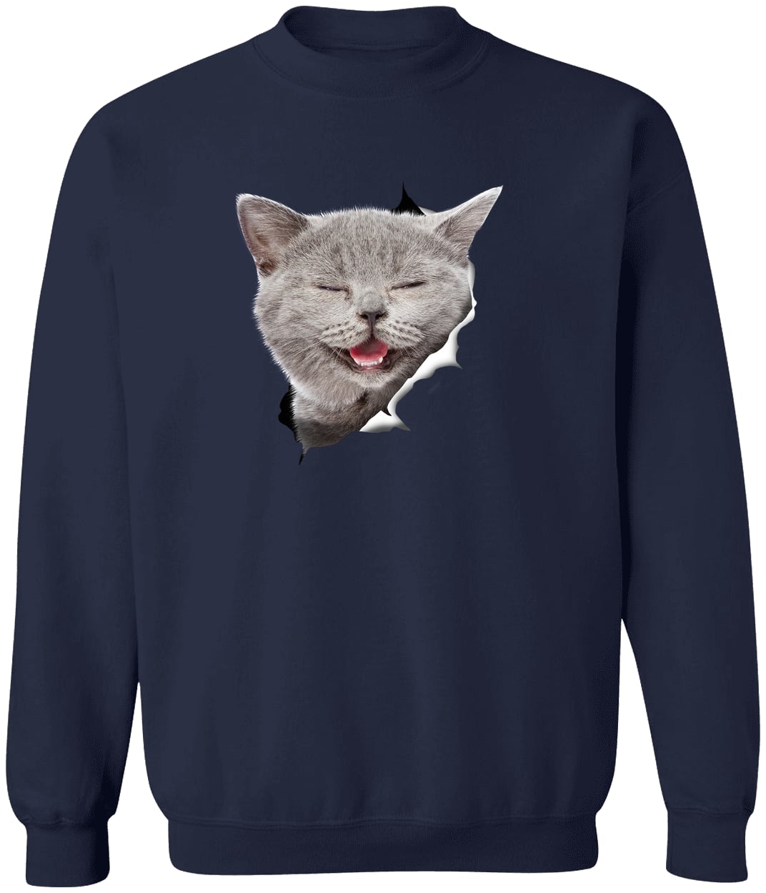 G180 Gildan Crewneck Pullover Sweatshirt - Navy