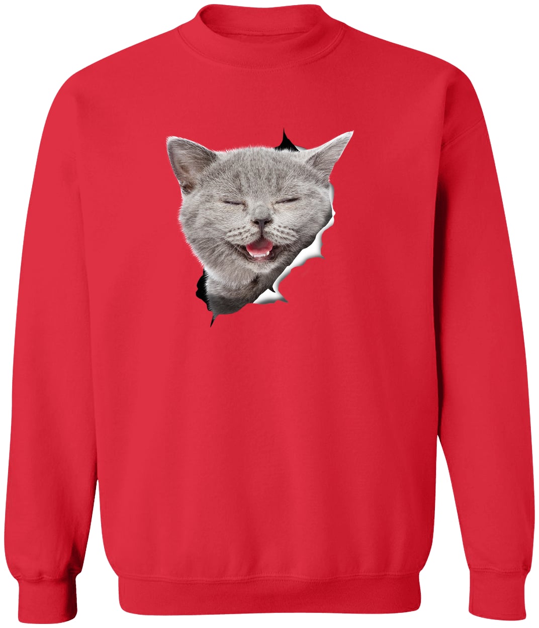 G180 Gildan Crewneck Pullover Sweatshirt - Red