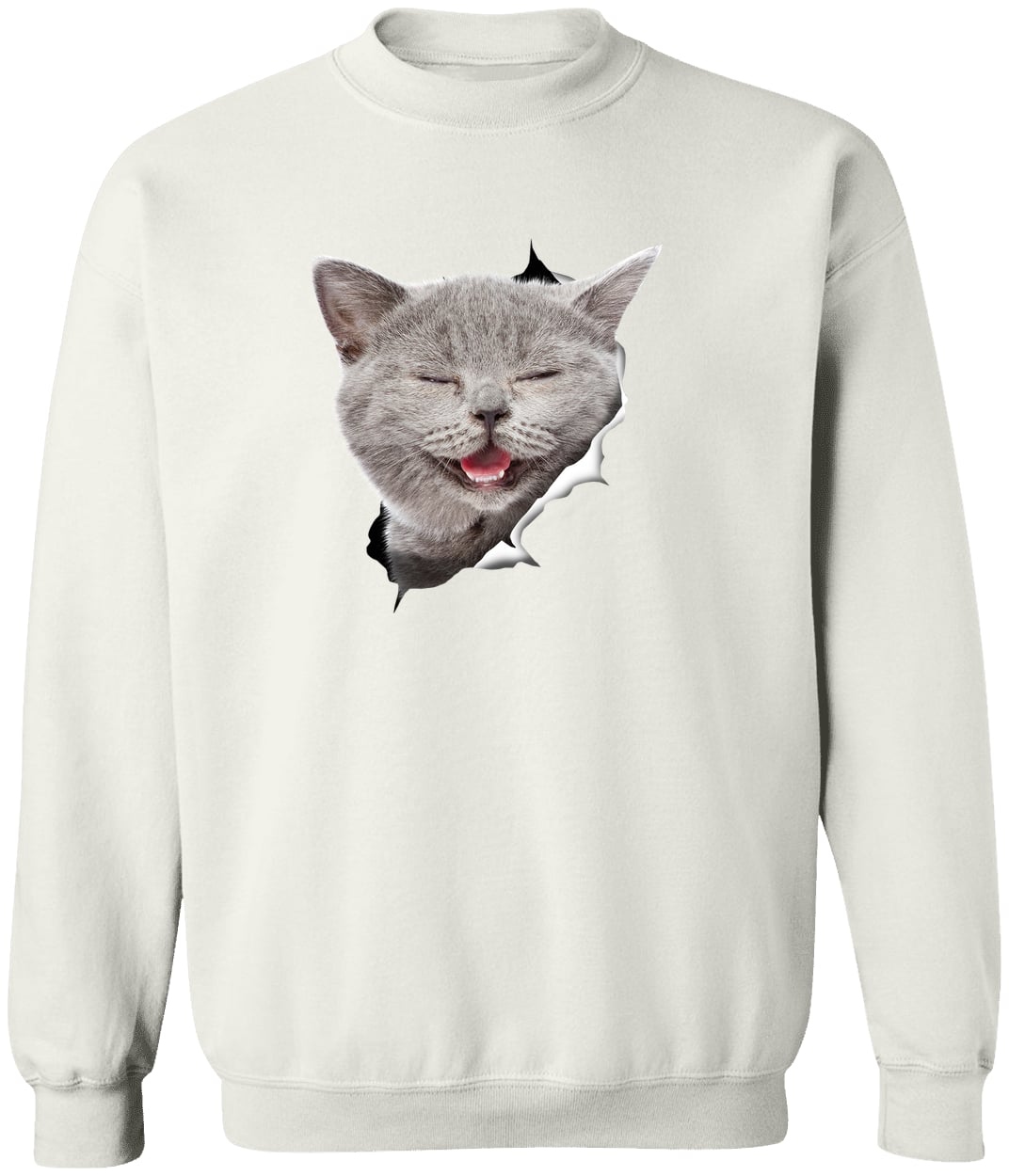 G180 Gildan Crewneck Pullover Sweatshirt - White