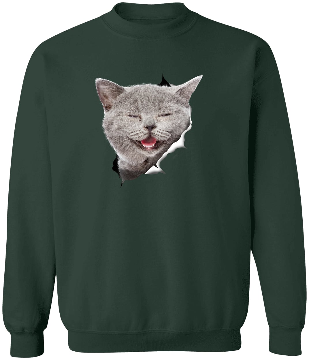 G180 Gildan Crewneck Pullover Sweatshirt - Forest Green