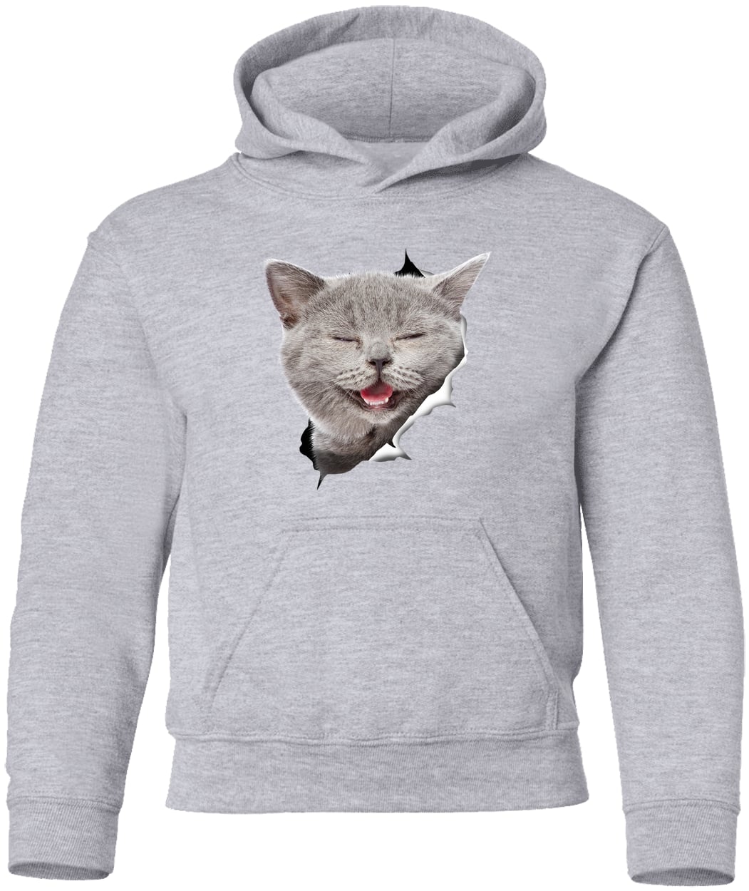 G185B Gildan Youth Pullover Hoodie - Sport Grey