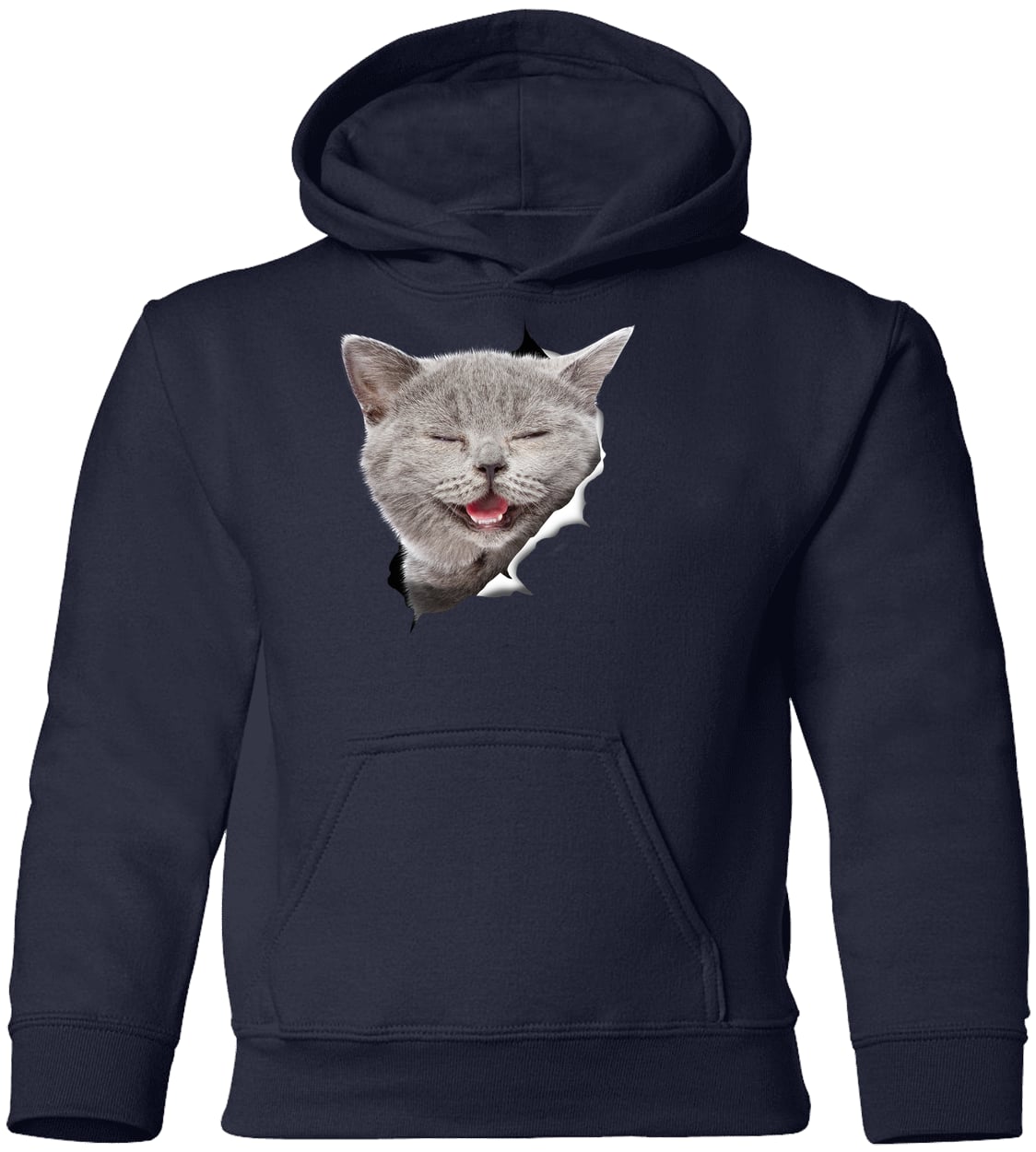 G185B Gildan Youth Pullover Hoodie - Navy