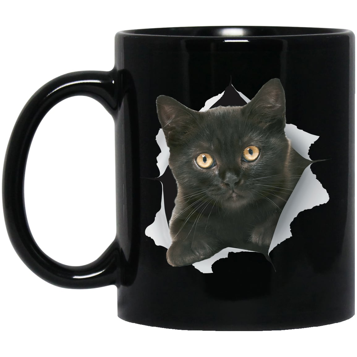 BM11OZ 11oz Black Mug Design Preview