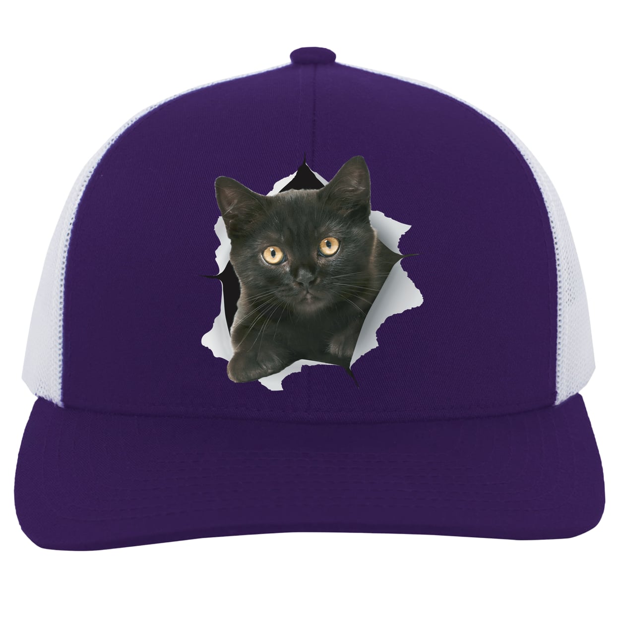 104C Trucker Snap Back - Purple/White