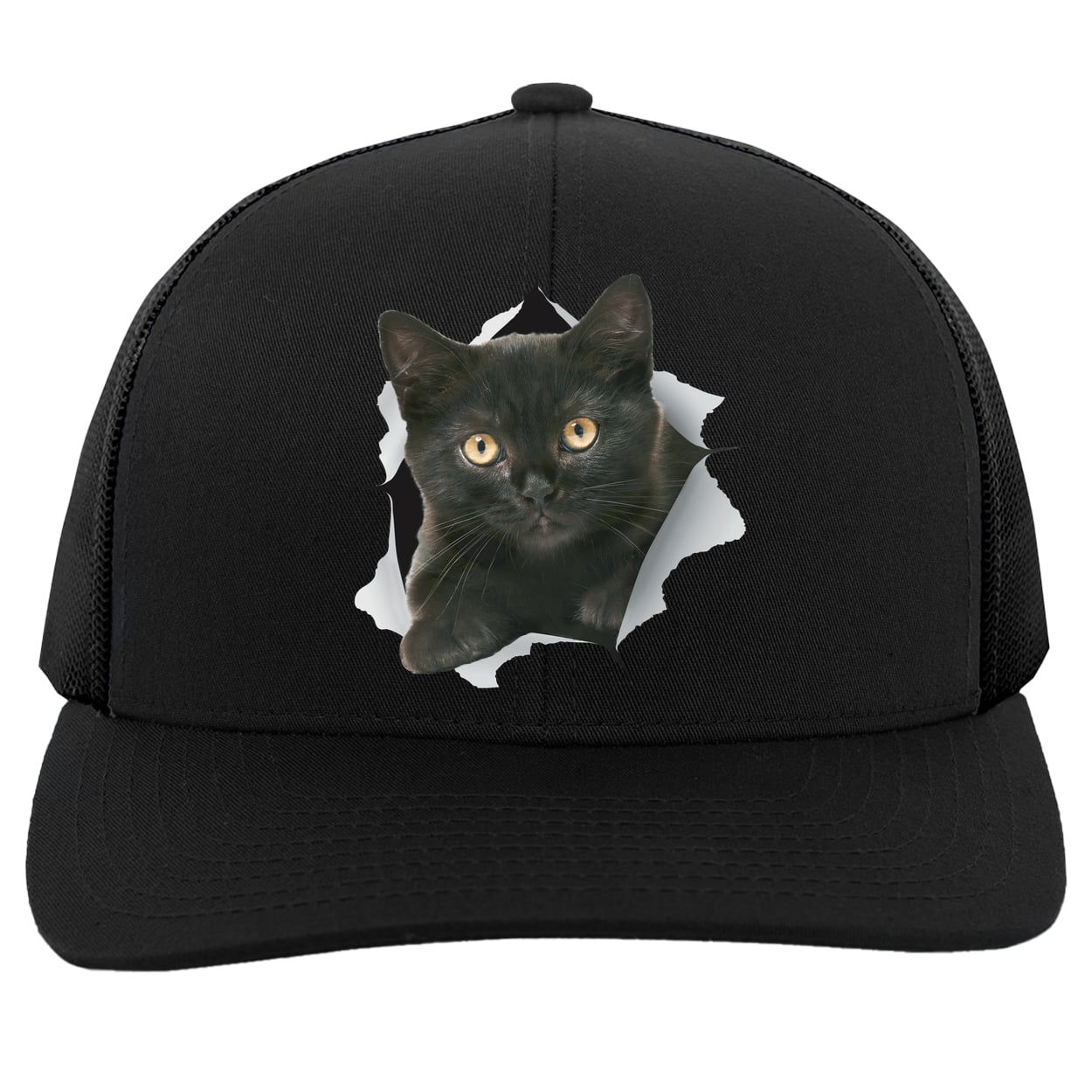 104C Trucker Snap Back - Black