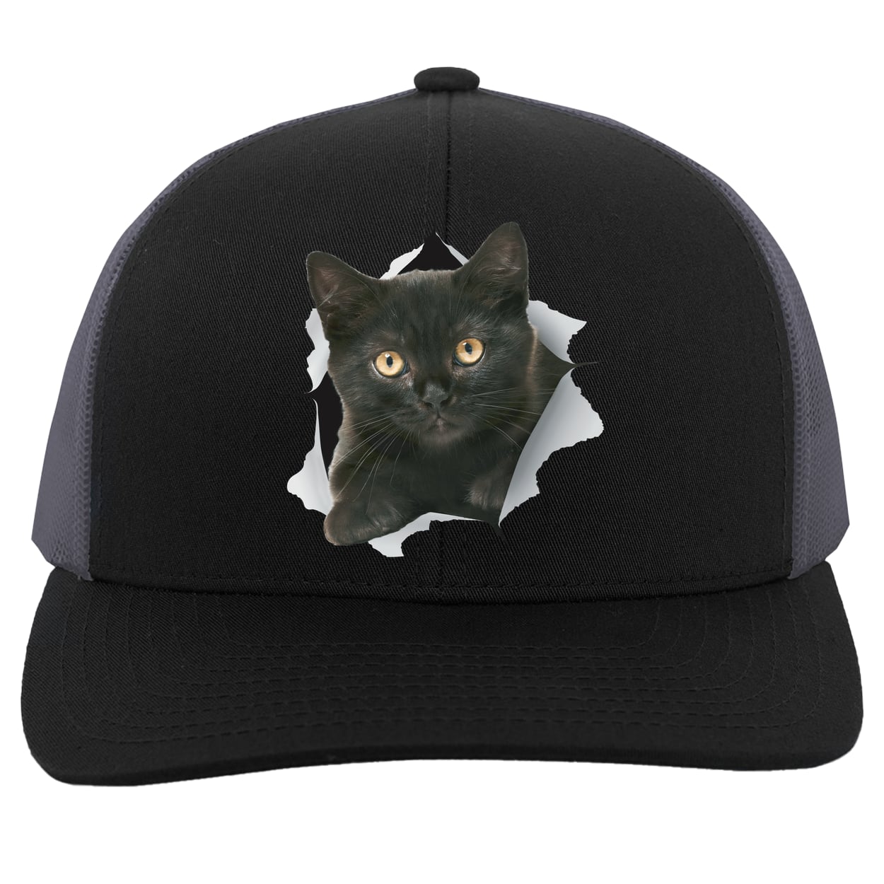 104C Trucker Snap Back - Black/Graphite