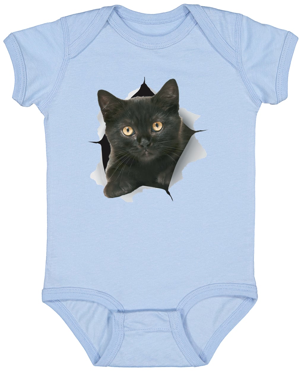 4424 Infant Fine Jersey Bodysuit - Light Blue