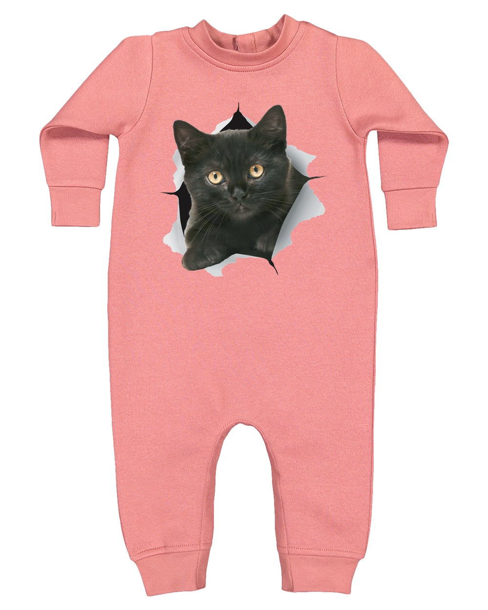 4447 Rabbit Skins Infant Fleece One-Piece Bodysuit - Mauvelous