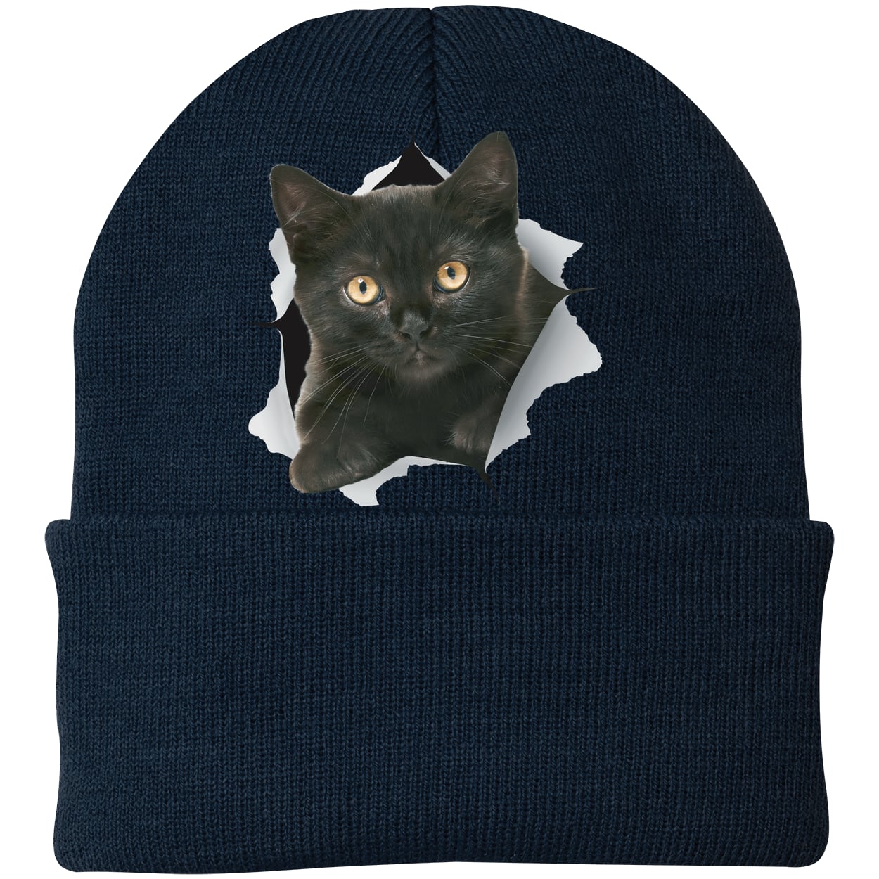 CP90 Port & Company Knit Beanie - Navy