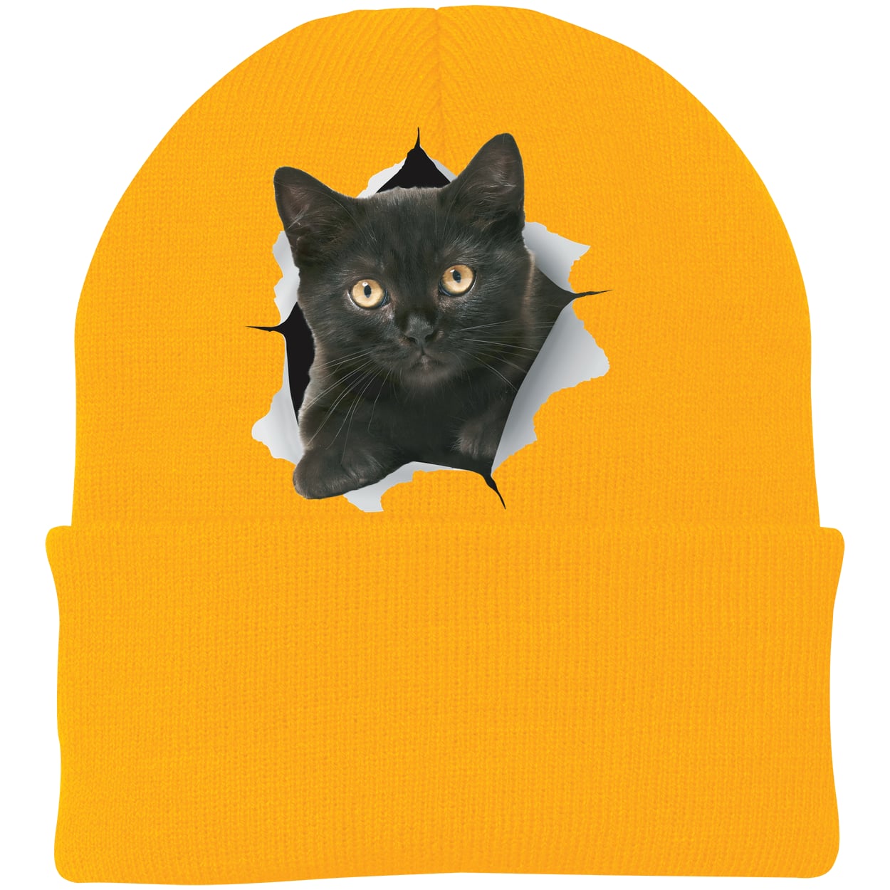 CP90 Port & Company Knit Beanie - Athletic Gold