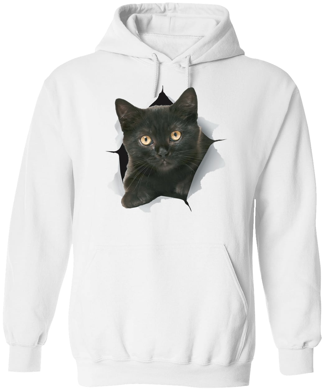 G185 Gildan Pullover Hoodie - White