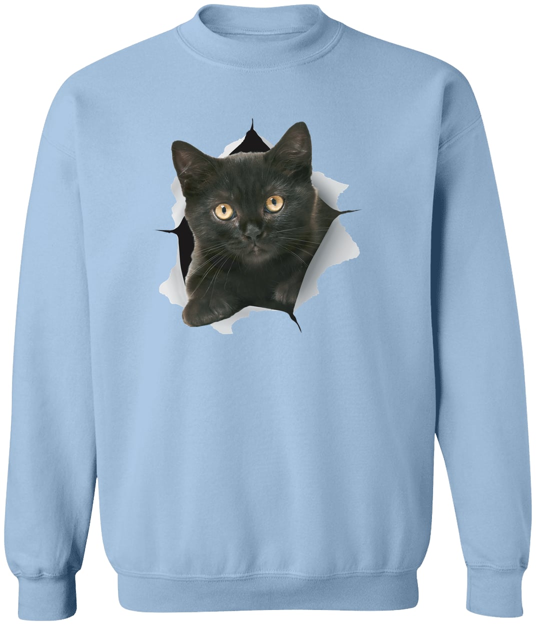 G180 Gildan Crewneck Pullover Sweatshirt - Light Blue